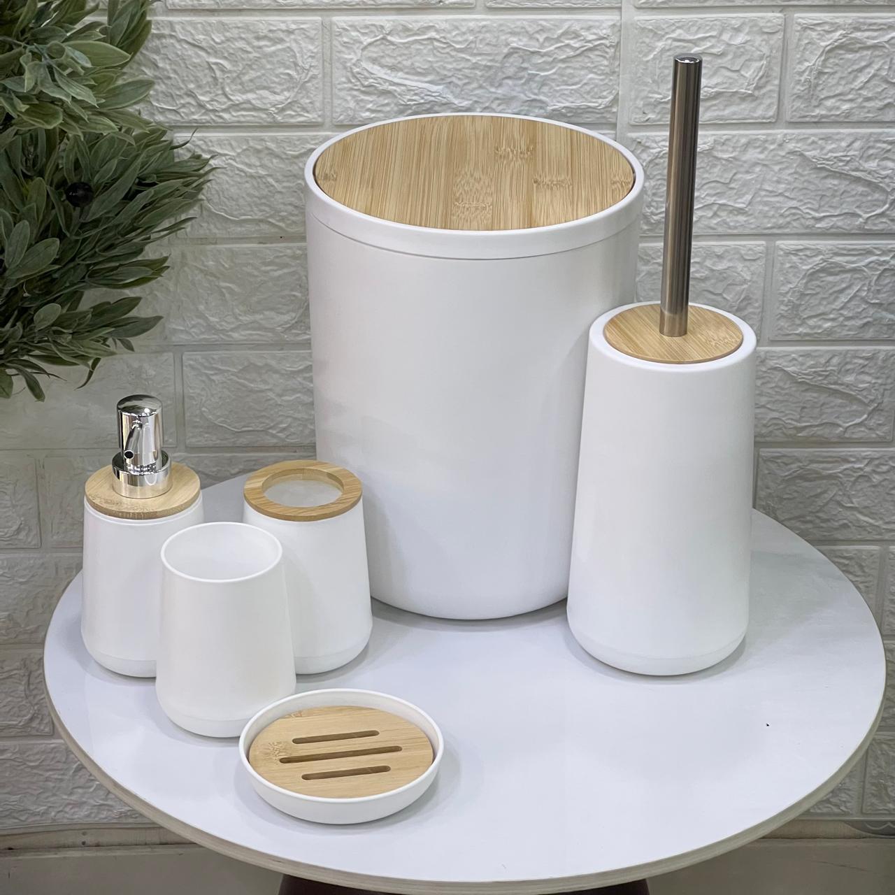 Matte Bamboo Accent 6-Piece Set