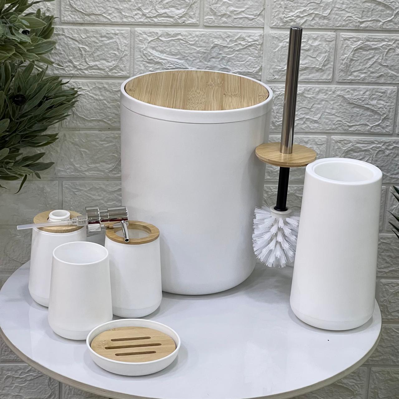 Matte Bamboo Accent 6-Piece Set