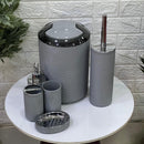 Striped 6 - Piece Bathroom Set