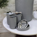Striped 6 - Piece Bathroom Set