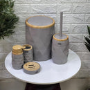 Diamond Bamboo 5 - Piece Bathroom Set