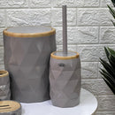 Diamond Bamboo 5 - Piece Bathroom Set