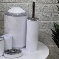 Striped 6 - Piece Bathroom Set