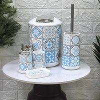 Tile Pattern 6 - Piece Bathroom Set