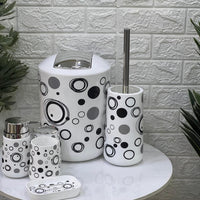 Circles 6 - Piece Bathroom Set
