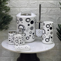Circles 6 - Piece Bathroom Set