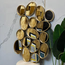 Big Pebble Golden Lux Mirror