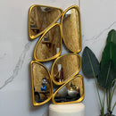 Big Beautiful Abstract Golden Mirror