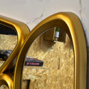 Big Beautiful Abstract Golden Mirror