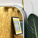 Minimal Rectangular Silver Mirror