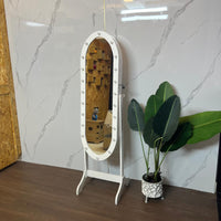 Vanity Round Standing Close Mirror