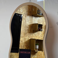 Curvy Standing Mirror With Storage