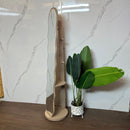 Curvy Standing Mirror With Storage