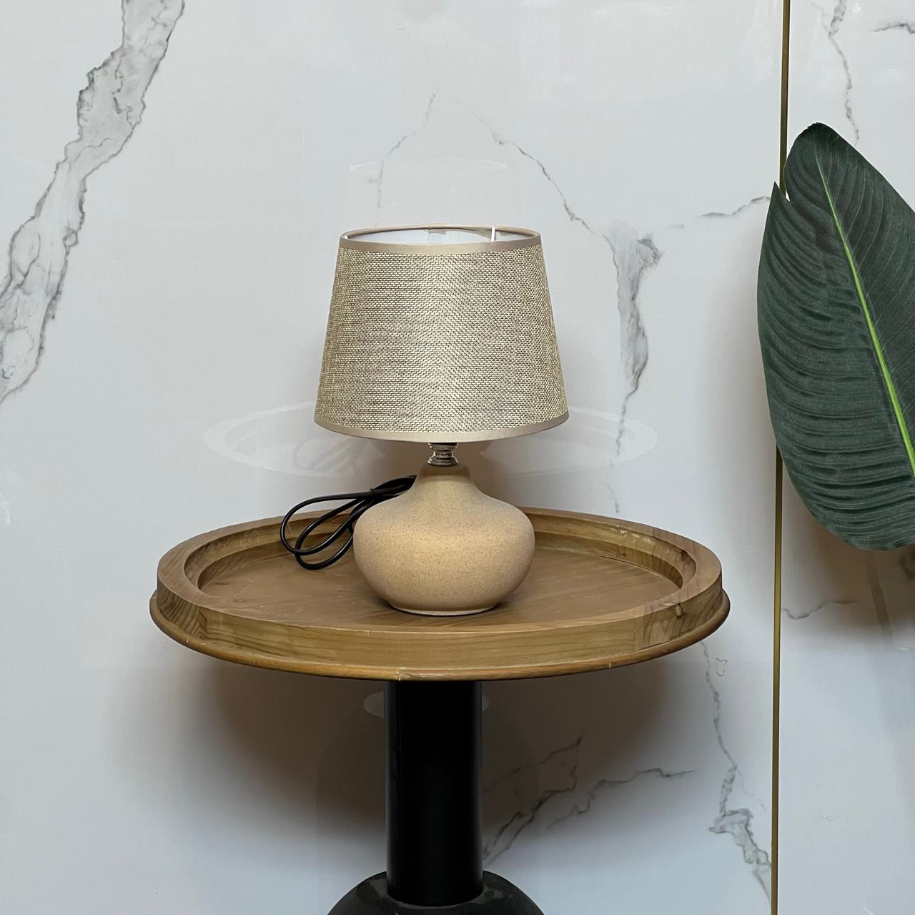 Stone Round Lamp