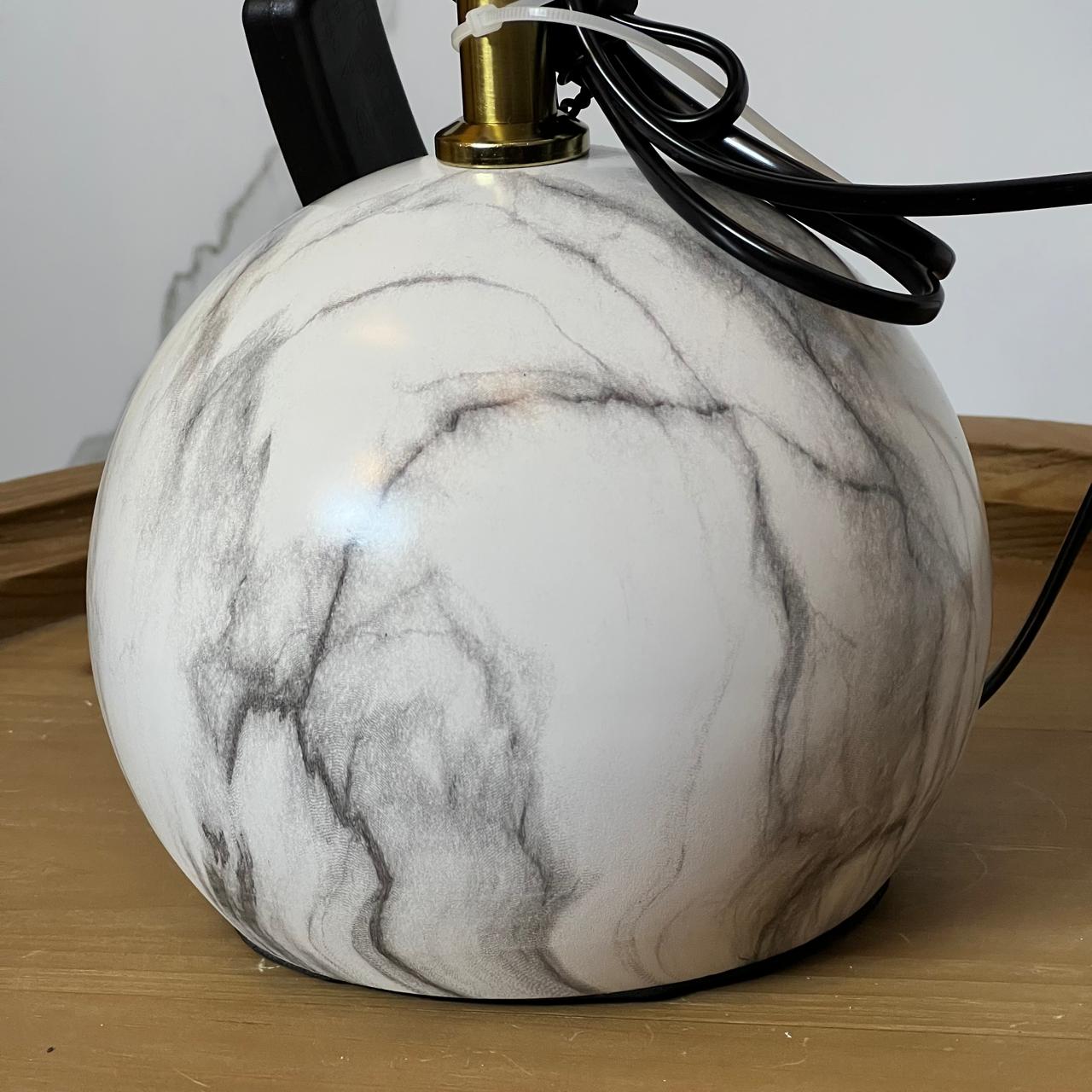 Modern Marble Look Long Lamp