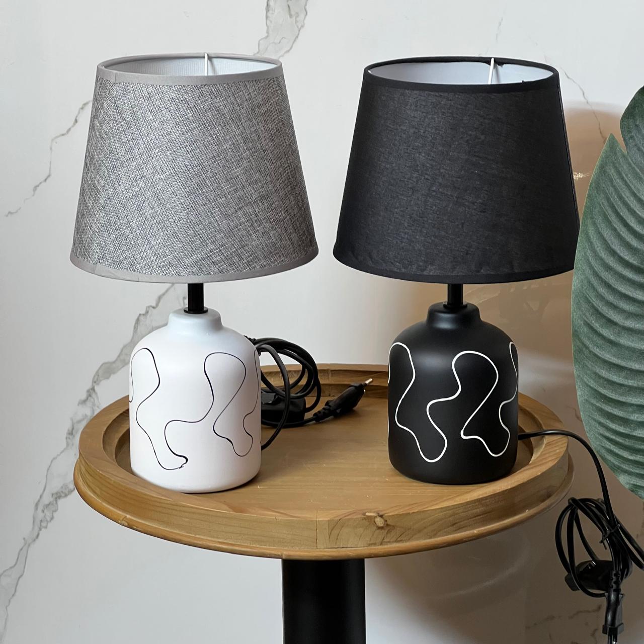 Abstract Boho Lamp