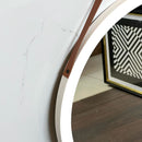 Thick Frame Round Mirror