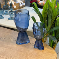 Clear Face Vase Set