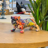 Mini Bulldog Pop Art Deco