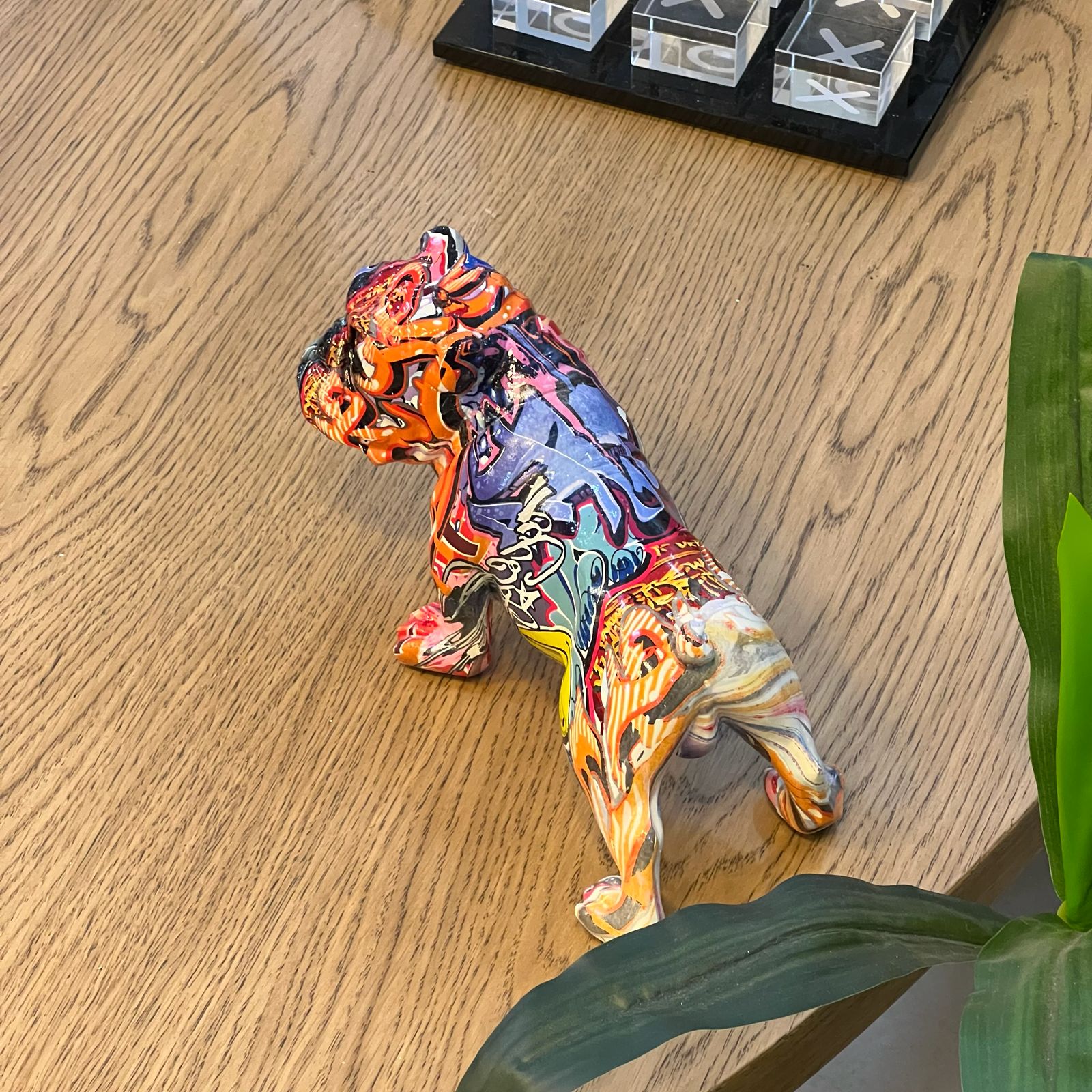 Mini Bulldog Pop Art Deco