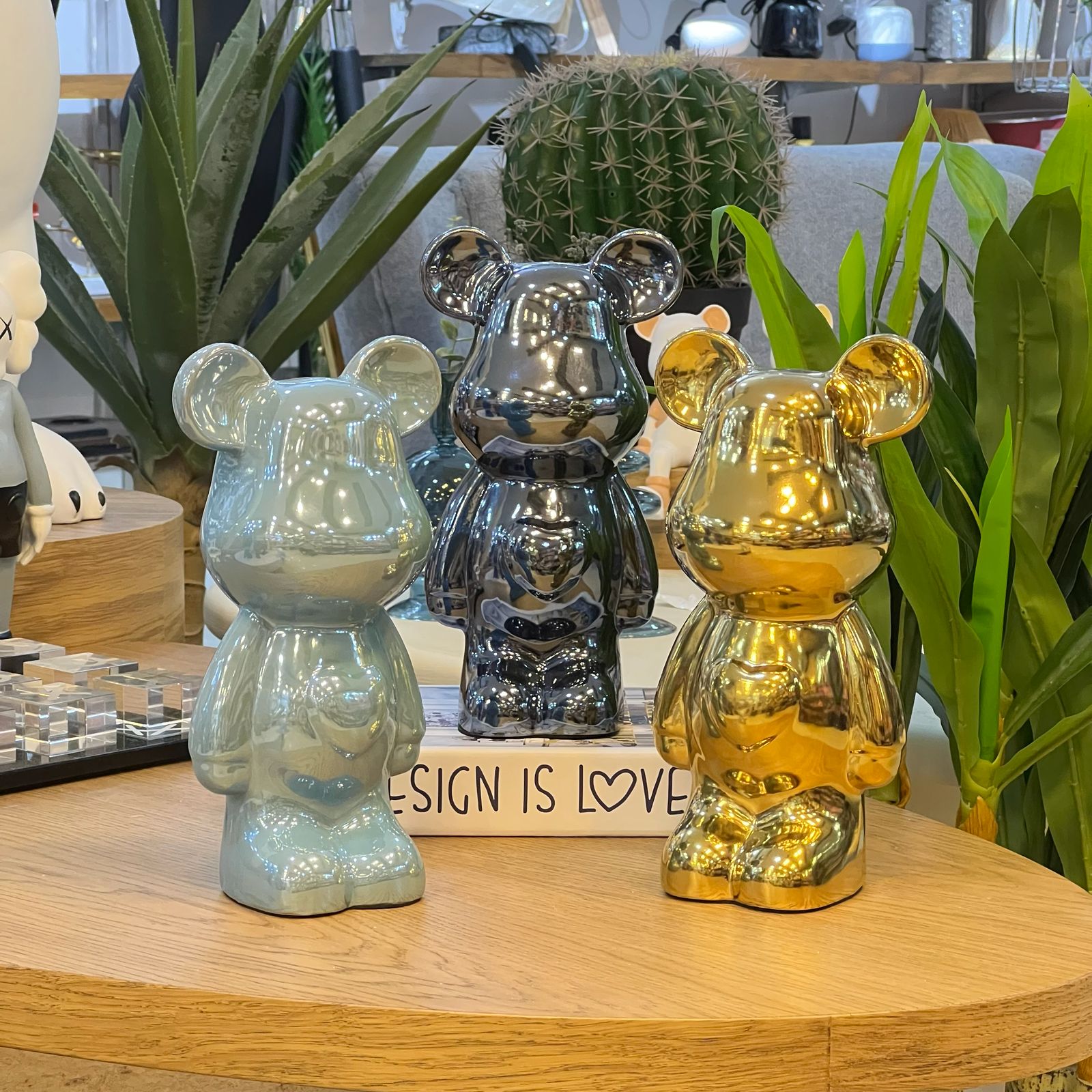 Ceramic Teddy Deco / Money Bank