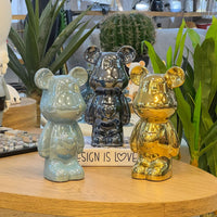 Ceramic Teddy Deco / Money Bank