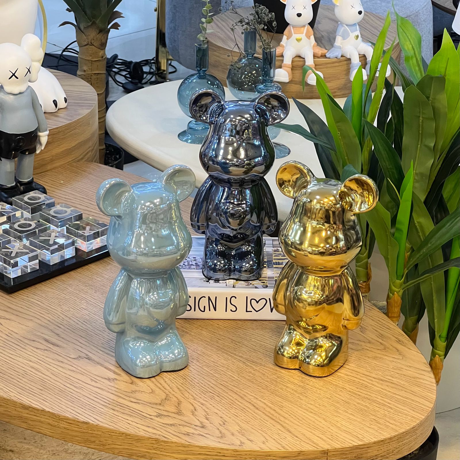 Ceramic Teddy Deco / Money Bank