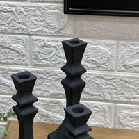 Beautiful Matte Candle Holders Set