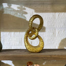 Abstract Golden Sculpture