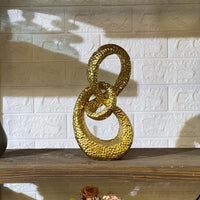 Abstract Golden Sculpture