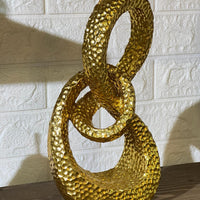 Abstract Golden Sculpture