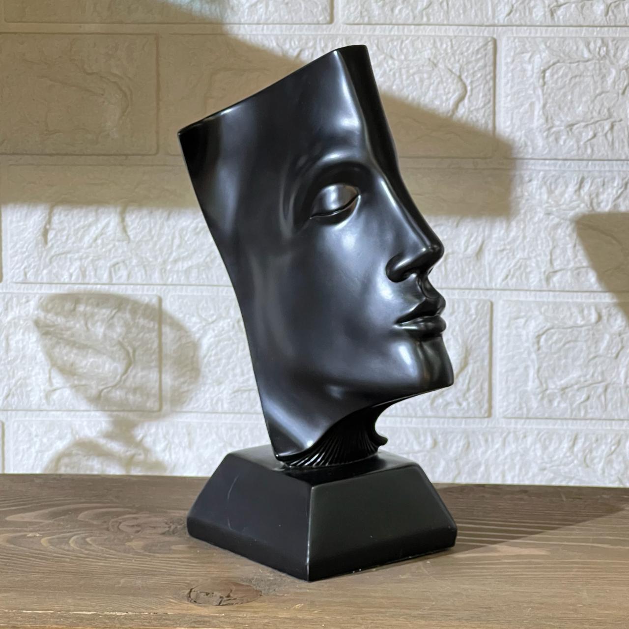 Chic Book Head Figurine