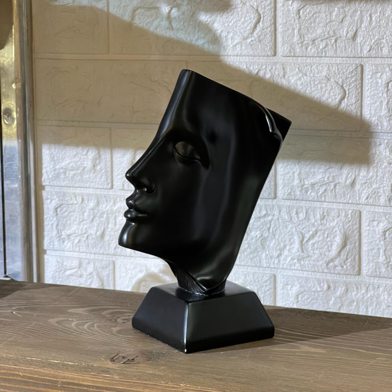 Chic Book Head Figurine