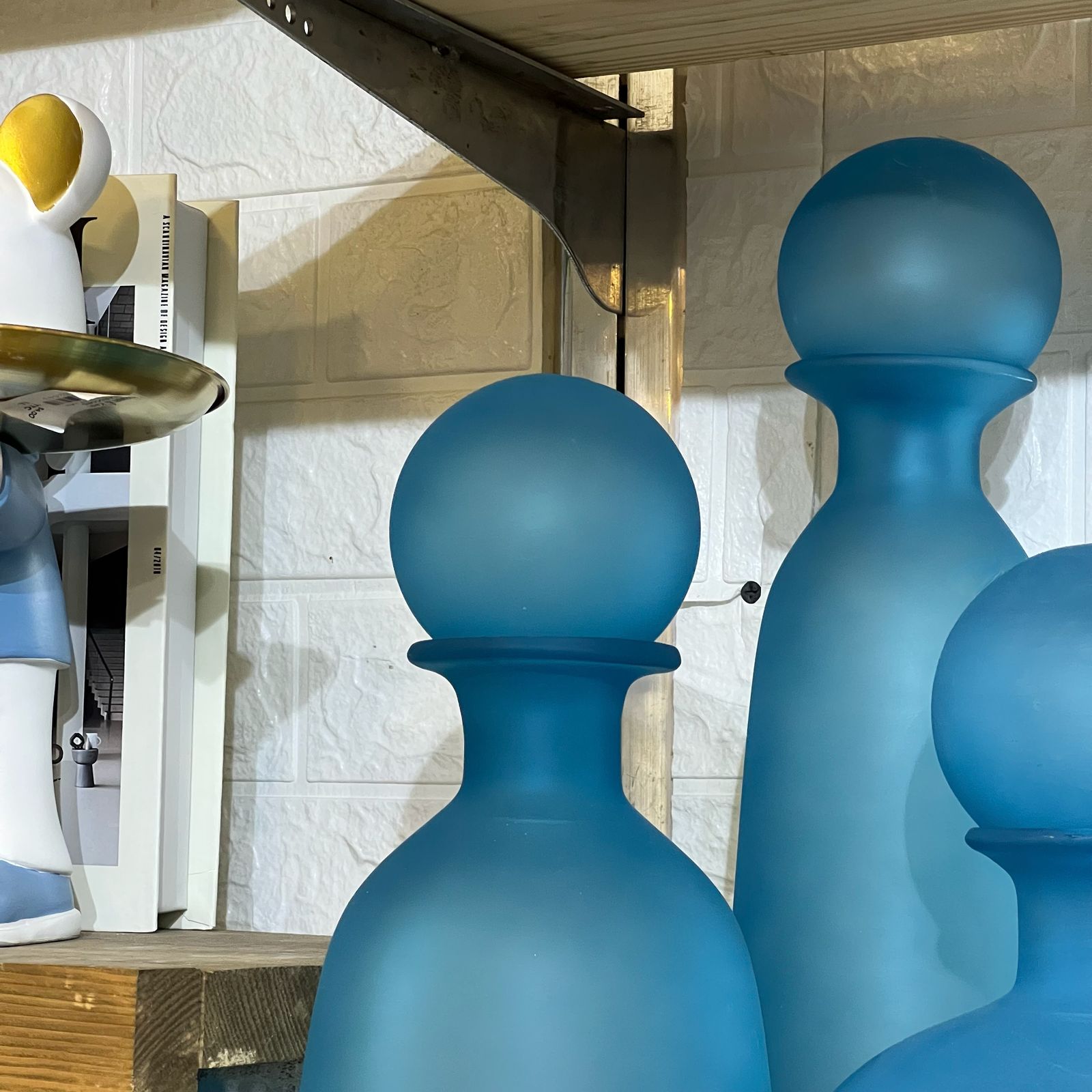 Beautiful Matte Turquoise Vases