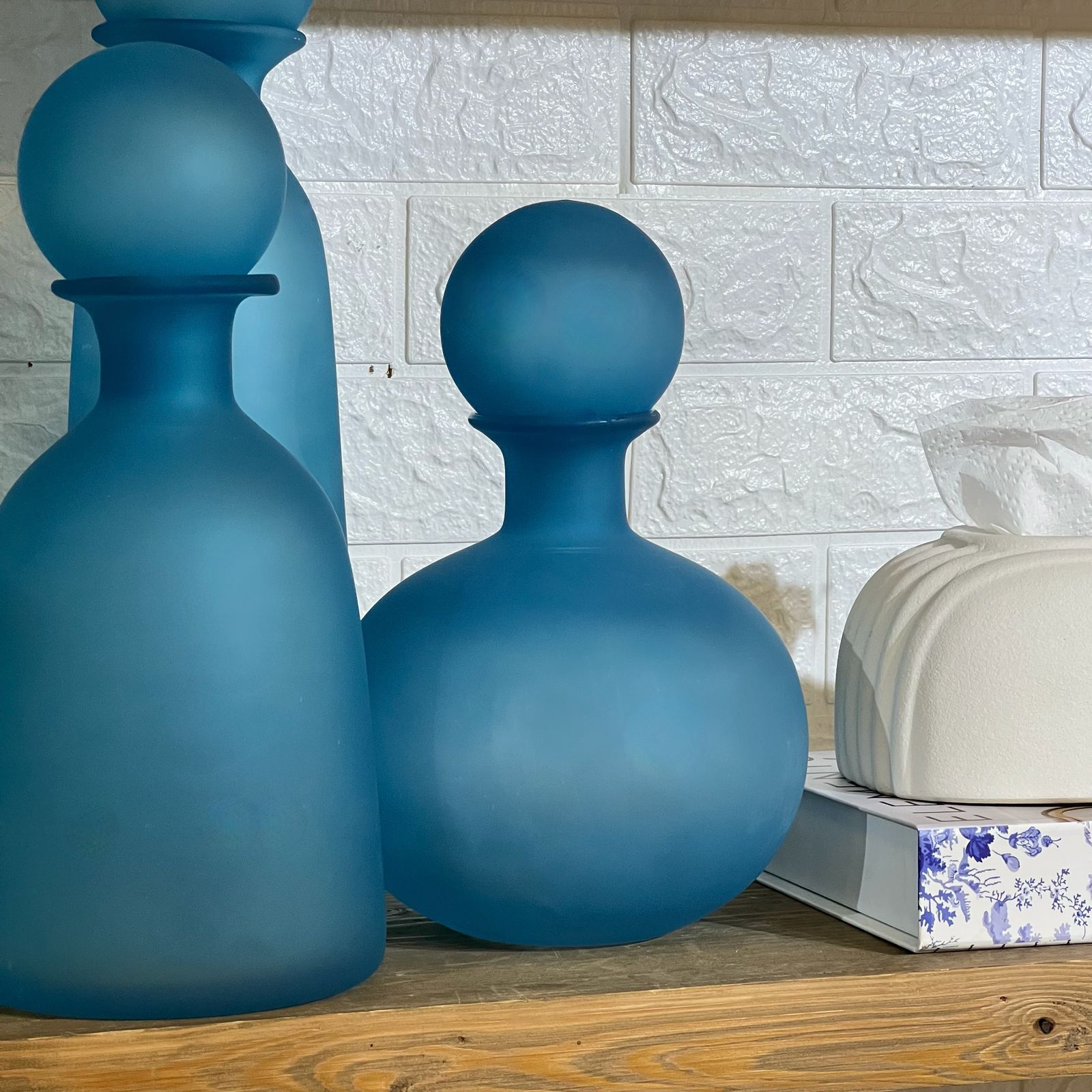 Beautiful Matte Turquoise Vases