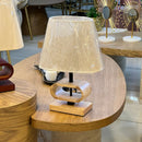 Fun Wooden Look Lamp