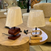 Fun Wooden Look Lamp