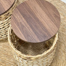 Beautiful Round Whicker Basket Set