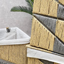 Grey & Brown Whicker Set