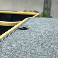 Wide Neutral Laundry Basket