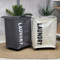 Laundry Basket with Wheels