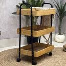 Bamboo Standing Shelf Storage