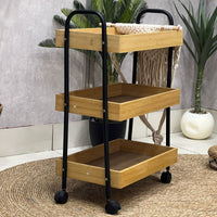 Bamboo Standing Shelf Storage