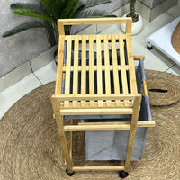 Bamboo Side Storage Laundry