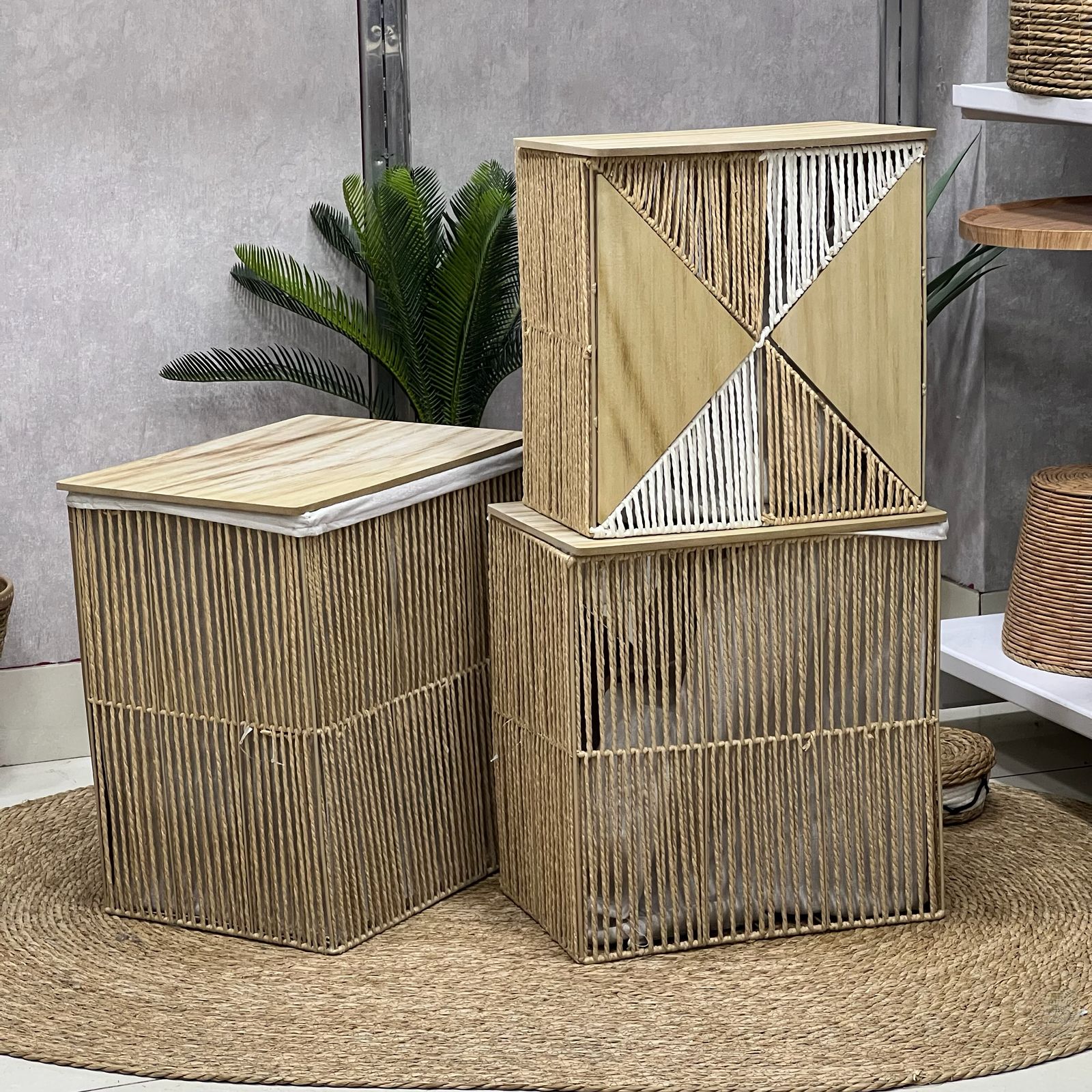 Whicker Storage / Laundry Set