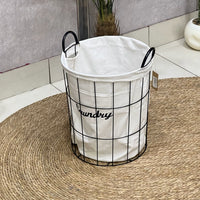 Metal Frame Laundry Basket