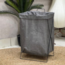 Wash Me! Standing Wire Frame Laundry Basket