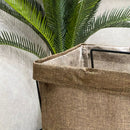 Wire Frame Brown Laundry Basket