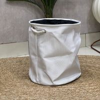 White Laundry Basket