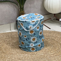 Fun Blue Light Laundry Basket